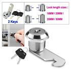 16/20/25/30mm Universal Cam Mailbox Lock Dust Cover For Drawer Cabinet Mail Box