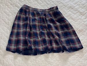 Girls Plaid Abercrombie Skirt Medium Size 10-12