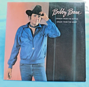 BOBBY BARE - "DRINKIN' FROM THE BOTTLE SINGIN' FROM THE HEART" #Y-63 ~ JOGGER NM - Picture 1 of 5