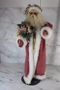 Vintage Standing Santa Claus 21" On Stand - RARE - Picture 1 of 5