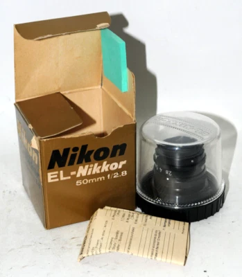 Nikon EL-Nikkor 50mm f/2.8 Lens w/Box - Image 1 of 4