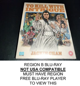 NEW To Kill With Intrigue Blu-ray REGION B 88 Films Jackie Chan Hong Kong - Foto 1 di 3