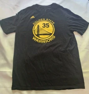 ADIDAS GOLDEN STATE WARRIORS SHIRT KIDS SIZE XL KEVIN DURANT FRONT BACK LOGO NBA - Picture 1 of 4