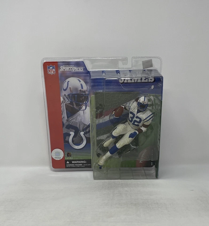 McFarlane Sports NFL Series 1 Edgerrin James Figure Indianapolis Colts 2001