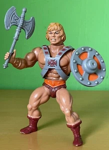 HE MAN MotU 80 Vintage MATTEL 1981 Masters 7 Axt WAFFE Schild o Schwert OVP Box - Bild 1 von 23