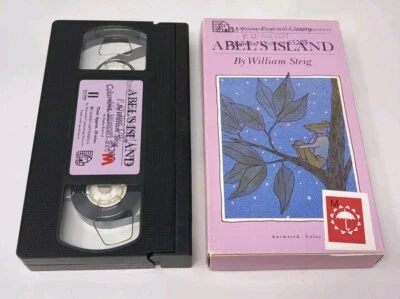 Abel's Island By William Steig VHS Cassette Tape Cartoon Animted Tim Curry 1988 - Image 1 of 4