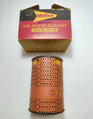 1948-1960 Dodge Truck C-4 C-3 C-1 B-4 B-3 B-1 Oil Filter Element 1193505 NOS - Image 1 of 4