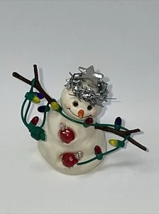lindo sello muñeco de nieve adorno - Imagen 1 de 3