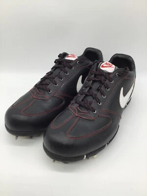 Nike Sport Performance Golf Shoes Sz 8.5 Black Traction Cleats 314914-016  - Image 1 of 4