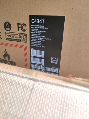 ASUS C434TA-AI0080 14in. 1.1 GHz 4GB 128GB Touchscreen Notebook - Silver - Image 1 of 3