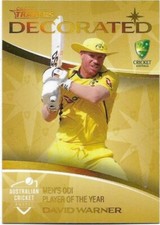 2023 / 24 Cricket Traders Luxe Decorated Parallel (DP05) David WARNER 063/147