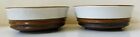 Denby-Langley POTTER'S WHEEL-RUST RED 2 Cereal Bowls EXCELLENT Condition