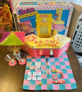 Vintage 1986 Barbie Ice Cream Shoppe Play Set Mattel - Picture 1 of 23