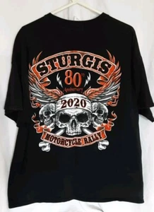 Sturgis Motorcycle Rally 2020 T-Shirt Men's Size 2XL - D48 - Picture 1 of 4