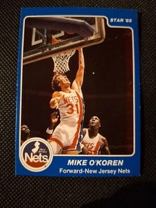 1985 MIKE O'KOREN STAR NBA CARD #94 NJ NEW JERSEY NETS UNC NORTH CAROLINA HEELS - Picture 1 of 2