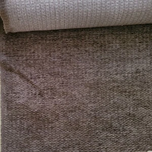 Upholstery chenille textured Fabric 2 Yards X 56" brown color sofa cushions - Picture 1 of 5