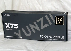 YUNZII X75 Transparent 82 Key Gaming Keyboard - Opened Box - New - Picture 1 of 3