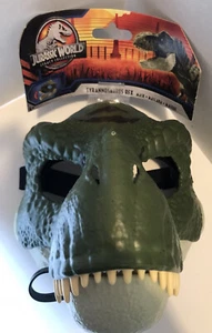 Jurassic Park World Legacy Green T-Rex Tyrannosaurus Rex Dino Mask Cosplay NEW - Picture 1 of 11