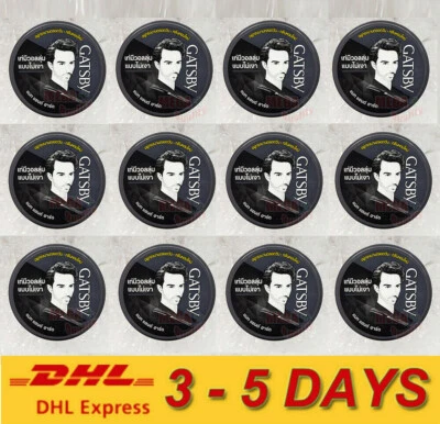 12 x GATSBY Hair Styling Wax Mat and Hard From JAPAN 75 g. - Image 1 of 3