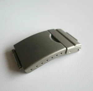 GF1129B Titanium Watch Buckle Safety Clasp 16mm 18mm 20mm for Watch Repair - Picture 1 of 3