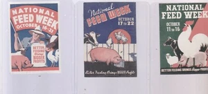 NATIONAL; FUTTERWOCHE 3 30ER JAHRE PLAKATMARKEN - Bild 1 von 1