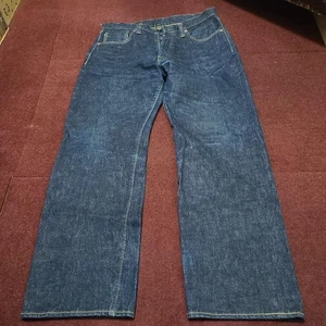 Samurai Jeans S3000VX W35 Selvedge Straight Denim Jeans Indigo Blue - Picture 1 of 8