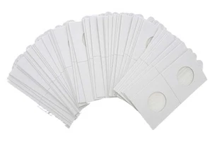 25 mm 2 x 2 Coin Holders Self-Adhesive Pack of 50 - Picture 1 of 5