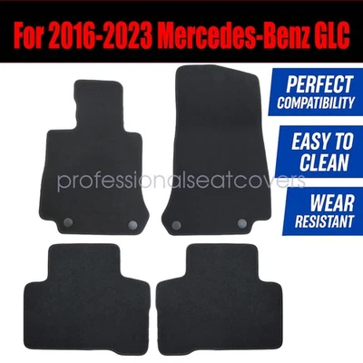 Alfombrillas terciopelo para 2016 2017 2018 2019 2020 2021 2022 2023 Mercedes Benz GLC Foto 1 de 4