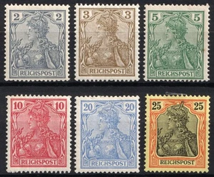 1900 Imperio Alemán, Alemania Mi.53-57 CV $65 - Imagen 1 de 1