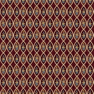 Cotton Fabric 1800s Civil War Repro L Wilder GENTRYS MILL Cameo Floral Marcus FQ - Picture 1 of 1