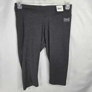 Everlast Sport neu mit Etikett graue Capri Basic Judo Leggings zum Überziehen Größe Medium - Bild 1 von 8