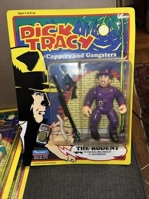 De colección 1990 Dick Tracy The Rodent Coppers & Gangsters Playmates MOSC #5714 Foto 1 de 4