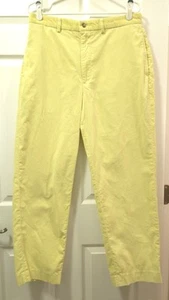 Polo Golf Ralph Lauren Butter Yellow Corduroy Pants 34x30 Washed But Never Worn - Picture 1 of 14