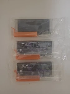 Office World 251XL Black Ink Cartridge   Sealed. Lot Of 3.  - Picture 1 of 5