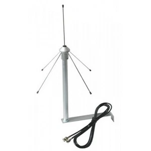 Omnidirectional Ground Plane Antenna 433MHz Bracket Cable Connector BNC 50ohm - Picture 1 of 2