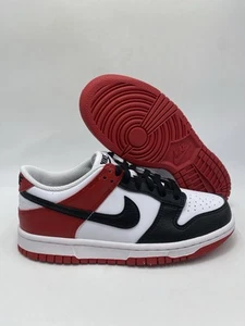 Nike Dunk Low GS Gym Red Black White (HF9980 600) Size 5Y - Picture 1 of 8