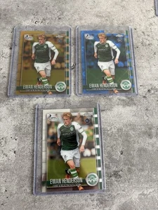 2022-23 Topps Chrome SPFL Scottish Premier League Ewan Henderson Refractor RC - Picture 1 of 3