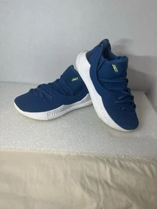 Under Armour Steph Curry Youth Basketball Shoes Blue White Size 5.5Y EU38 - Picture 1 of 12