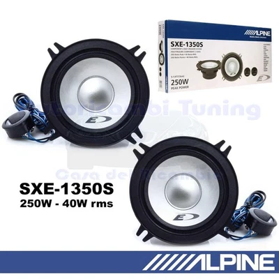 Set Lautsprecher ALPINE SXE-1350S 2 Vie 130mm 250W 40W RMS - Bild 1 von 4