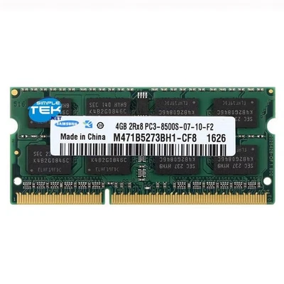 Samsung DDR3 4GB 1333MHZ SODIMM Memory Module Refurbished Notebook RAM - Image 1 of 4