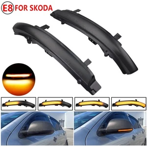 For Skoda Octavia Superb 2009 2010 2011 12-2013 LED Sequential Turn Signal Light - Bild 1 von 12