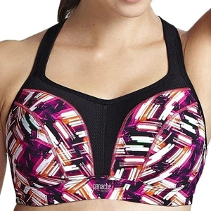 NWT Panache Sport 5021A 5021 Underwire J-Hook Convertible Bra - Neon Light - Picture 1 of 1