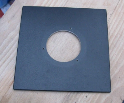 Horseman sinar norma  F & P fit metal lens board panel for Compur 2 52.4mm hole - Image 1 of 2