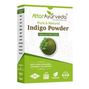 Attar Ayurveda Indigo Powder For Black Hair - 200g Free Shipping - Picture 1 of 4