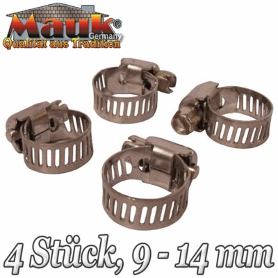 MAUK Schelle Ladeluftschelle Edelstahl Schellen Schlauchschellen 9 - 14 mm