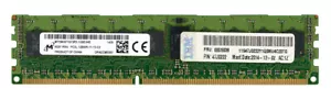 Server RAM Module IBM 00D5038 47J0222 8GB DDR3 MT18KSF1G72PZ-1G6E1HE ECC 1600MHz - Picture 1 of 2