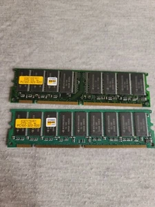 128MB 2x64MB PC-100 HYUNDAI HYM7V65801 ATFG PC100 3.3V SDRAM 8Mx64 SDR Ram Kit - Picture 1 of 2