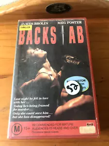 BACKSTAB Vhs CRIME DRAMA Video PAL Format - Picture 1 of 5