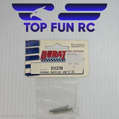 Duratrax DTXC8780 Screws Muffler 3mmx25 - Image 1 of 2