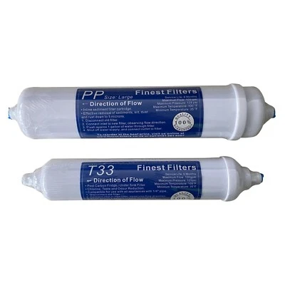 Conjunto compacto de pré-filtros de substituição de unidade RO osmose reversa PP e carbono - Imagem 1 de 2